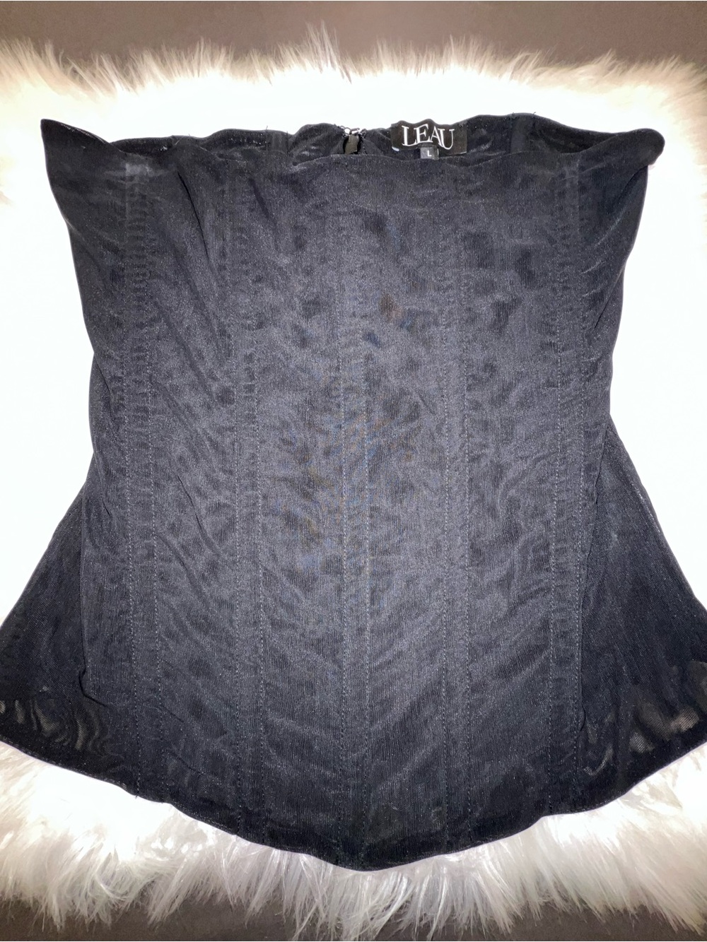 LEAU Muse Mesh Corset / Black L